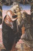 Sandro Botticelli Madonna and CHild with an Angel France oil painting artist